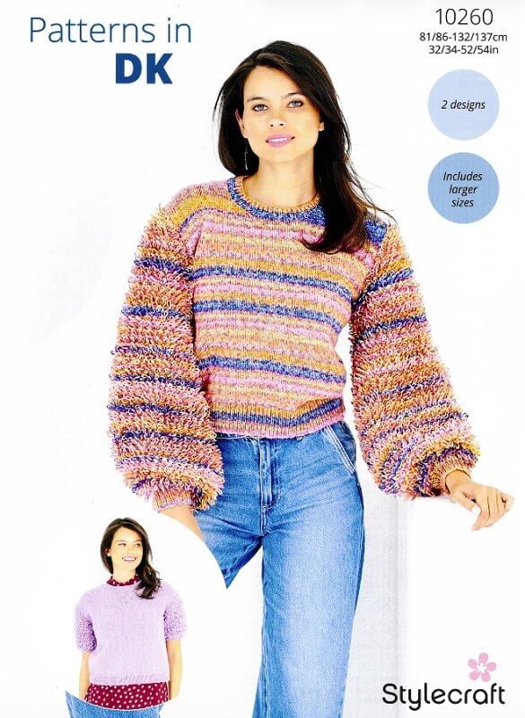 Image of Stylecraft Sweaters Pattern 10260