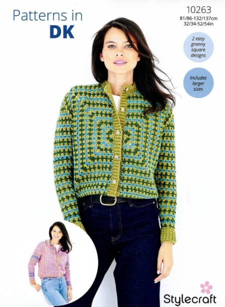 Stylecraft Crochet Jackets Pattern 10263