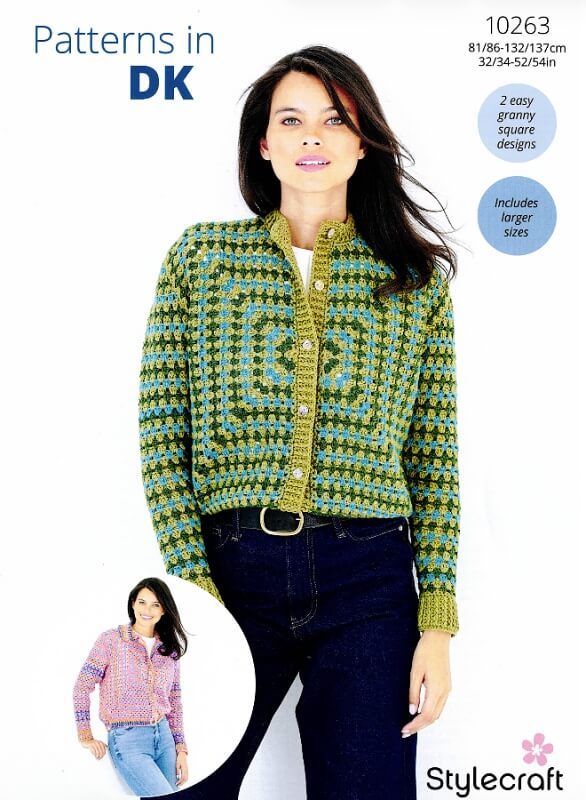 Image of Stylecraft Crochet Jackets Pattern 10263