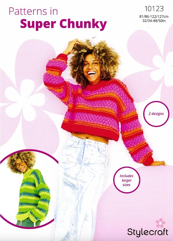 Image of Stylecraft Sweaters Pattern 10123
