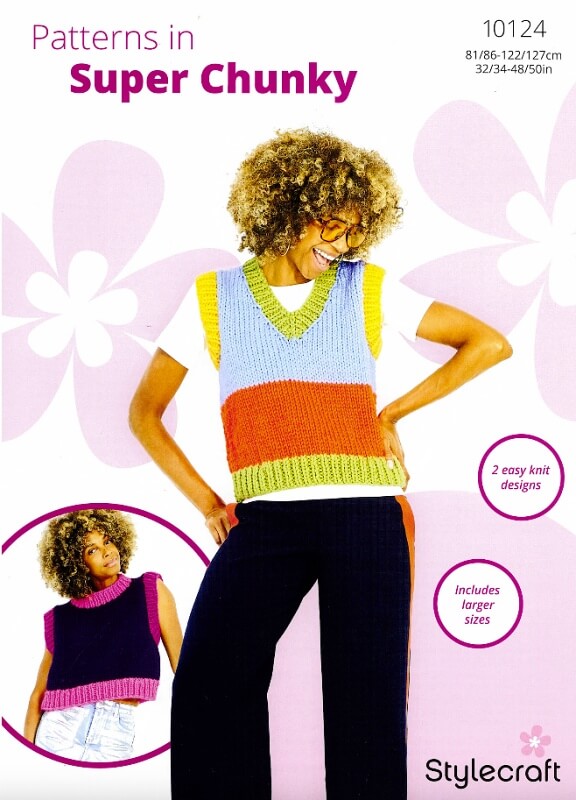 Image of Stylecraft Tank Tops Pattern 10124