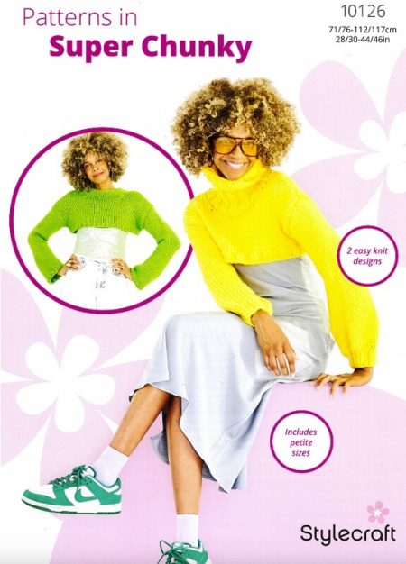 Stylecraft Sweaters Pattern 10126