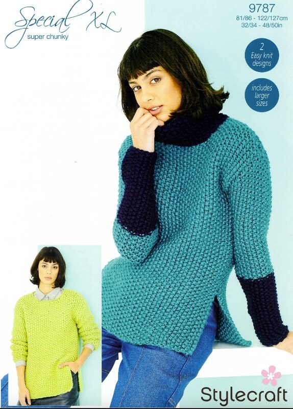 Image of Stylecraft Sweaters Pattern 9787