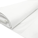 Bargain Price White Cotton Sateen