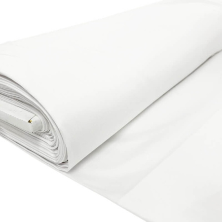Bargain Price White Cotton Sateen