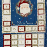 Holly Jolly Advent Calendar Panel