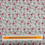 Merry Little Robin Christmas Cotton