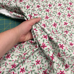Merry Little Robin Christmas Cotton