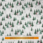 Polar Bear Christmas Quilting Cotton