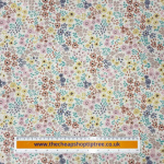 Pastel Summer Flowers Cotton