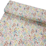 Pastel Summer Flowers Cotton