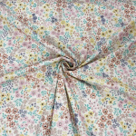 Pastel Summer Flowers Cotton