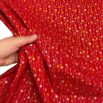 Traditional Metallic Christmas Quilting Cottons
