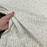 Traditional Metallic Christmas Quilting Cottons