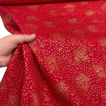 Traditional Metallic Christmas Quilting Cottons