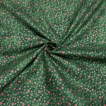 Traditional Metallic Christmas Quilting Cottons