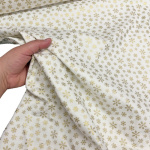 Traditional Metallic Christmas Quilting Cottons