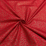 Traditional Metallic Christmas Quilting Cottons