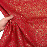 Traditional Metallic Christmas Quilting Cottons