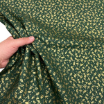 Traditional Metallic Christmas Quilting Cottons