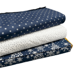 Traditional Metallic Christmas Quilting Cottons