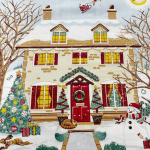 Country Christmas Advent Panel