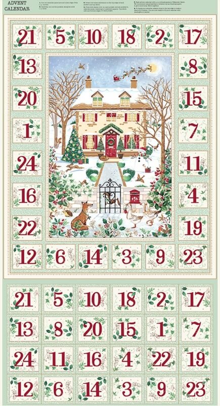 Image of Country Christmas Advent Panel