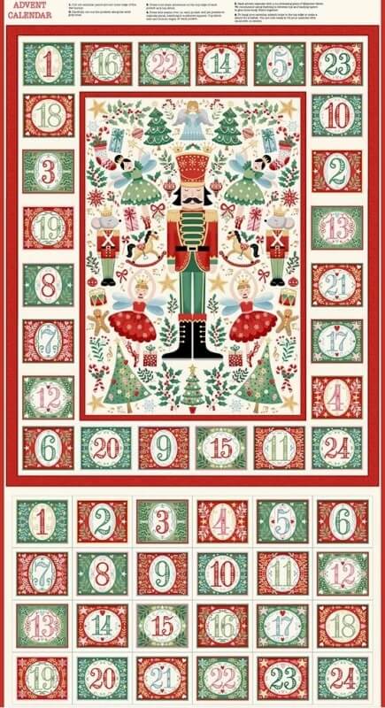Image of Nutcracker Advent Panel