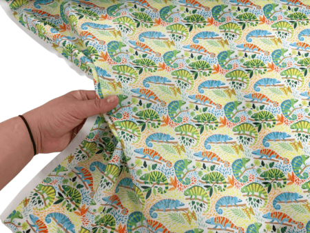 Chameleons Polycotton