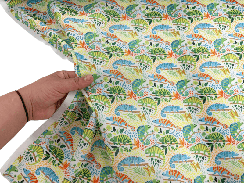 Image of Chameleons Polycotton