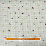 Floral Gingham Quilting Cotton