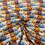 Fluffy Puppies Polycotton