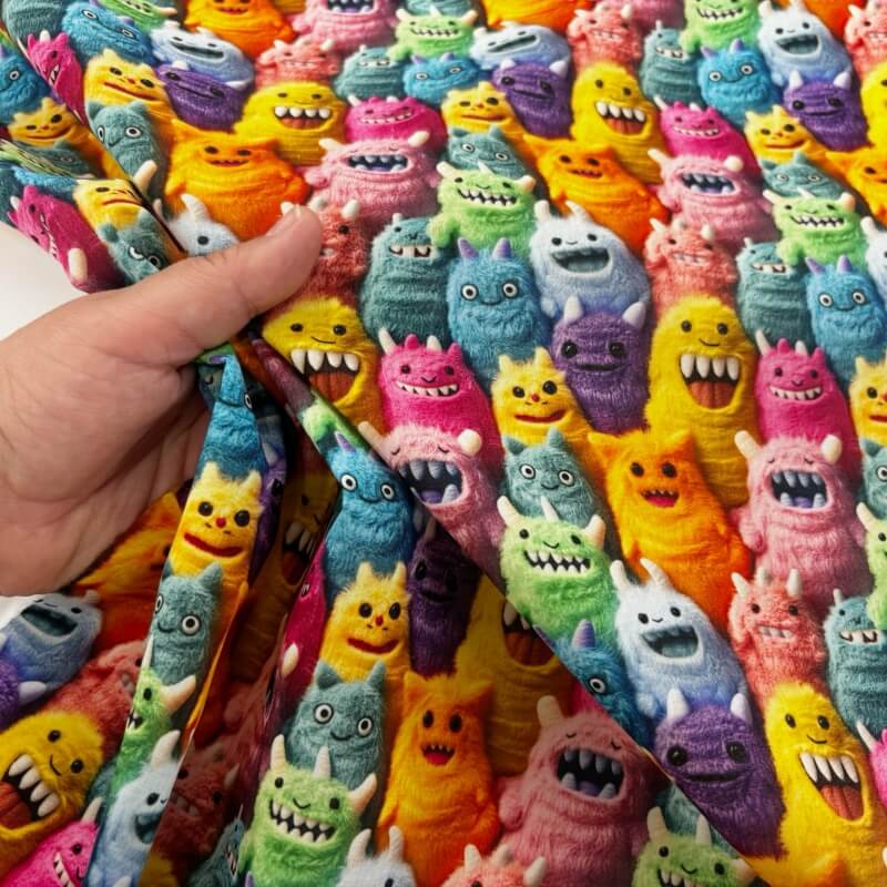Image of Bright Monsters Polycotton