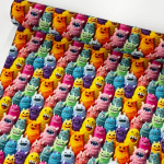 Bright Monsters Polycotton