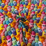Bright Monsters Polycotton