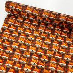 Foxy Faces Polycotton
