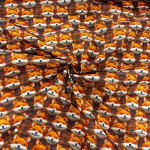 Foxy Faces Polycotton