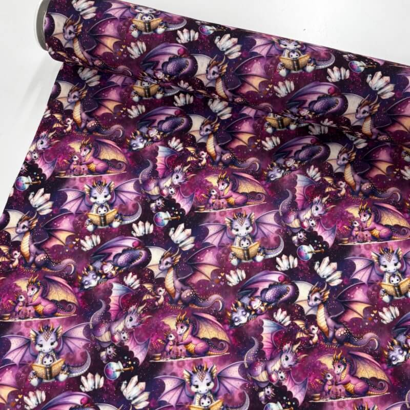 Image of Dreamy Dragons Polycotton