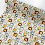 Sweet Safari Stamps Polycotton