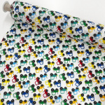 Colourful Tractors Polycotton