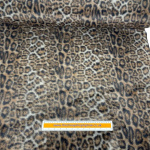 Grey Leopard Faux Fur