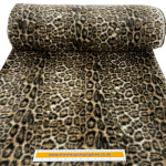 Grey Leopard Faux Fur