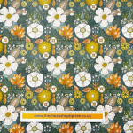 Forest Bloom Water Repellent Polyester