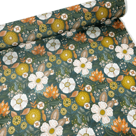 Forest Bloom Water Repellent Polyester