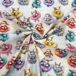 Ballet Bunnies Wide Cotton