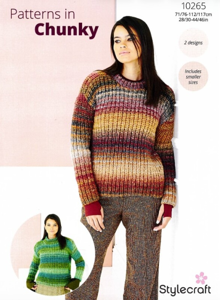 Stylecraft Sweaters Pattern 10265