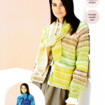 Stylecraft Cardigans and Scarves Pattern 10266