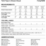 Stylecraft Tank Tops Pattern 10268