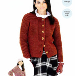 Stylecraft Ribbed Jackets Pattern 10271