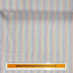 Rainbow Pinstripe Cotton Shirting
